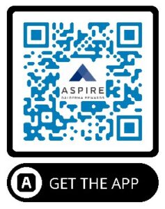 QR Code to got to Get the App for Aspire Rewards Program Image